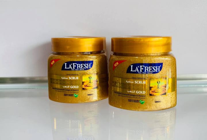 LA%20FRESH%20Face%20&%20Body%20Gold%20Scrub%20lfbg%20With%20Vitamin%20E%20500%20Ml%20for%20Gold%20Facial%20Remove%20Reduce%20Blackheads%20and%20Whiteheads.%20-%20Image%207
