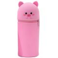 【Clearance Markdowns】 New Pencil Case Cartoon Desk Organizer Stationery Storage Bag Stationery With Zipper Animal Shape Pen Pouch.