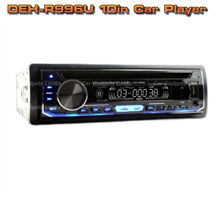 Car Bluetooth MP3 FM Radio Single Din DVD Player With Mp3 USB AUX Bluetooth USB SD DEH-R996U