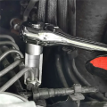 Open Oil Pipe Disassembly Sleeve Slotted Oxygen Sensor Wrench Flare Nut Socket Set Fuel Injection Hexagonal Repair Tool. 