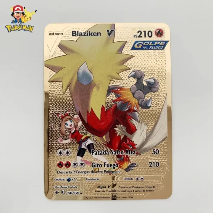 pokemon%20cards%20golden%2022%20Style%20NEW%20Pokemon%20Cards%20Gold%20Metal%20Pokemon%20Cards%20Spanish%20Hard%20Iron%20Cards%20Mewtwo%20Pikachu%20Gx%20Charizard%20Vmax%20Package%20Game%20CollParty%20Games%20Crafts%20-%20Image%206