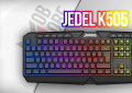 RBG Gaming Keyboard  Jedel K505 with Multimedia Rainbow Backlit. 