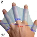 Honrane(Ready Stock) Swimming Finger Webbed Gloves Silicone Flippers Fins Paddle Frog Hand Accessory. 