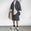 Fat Brother Suit Men's Suit Summer Loose Large Size Three Quarter Sleeve Korean Fashion Suit Fat Man Coat. 