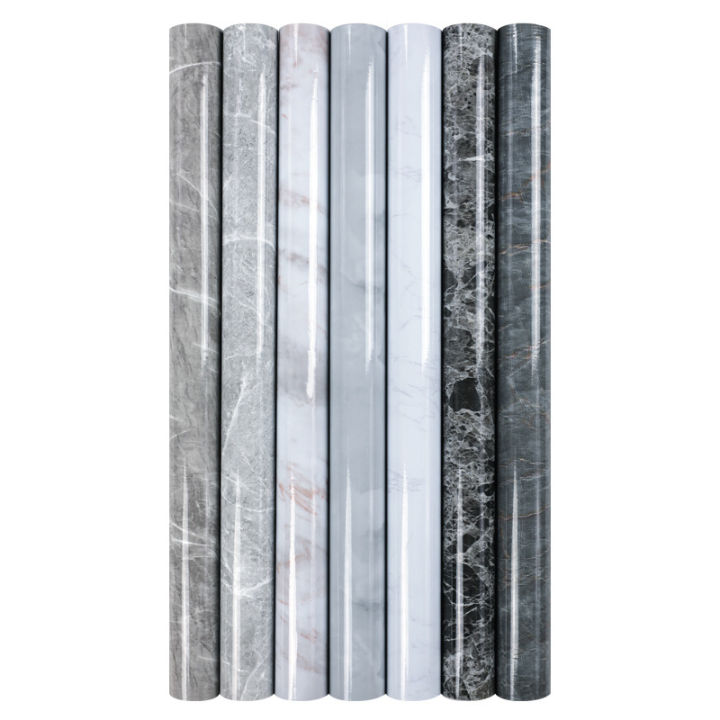60cm Width Marble Self Adhesive Wallpaper Vinyl Wall Stickers ...