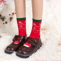 Elk Christmas Socks Comfortable Snow Cotton Happy Christmas Socks Crew Socks Middle Tube Socks Cartoon Hosiery Children. 