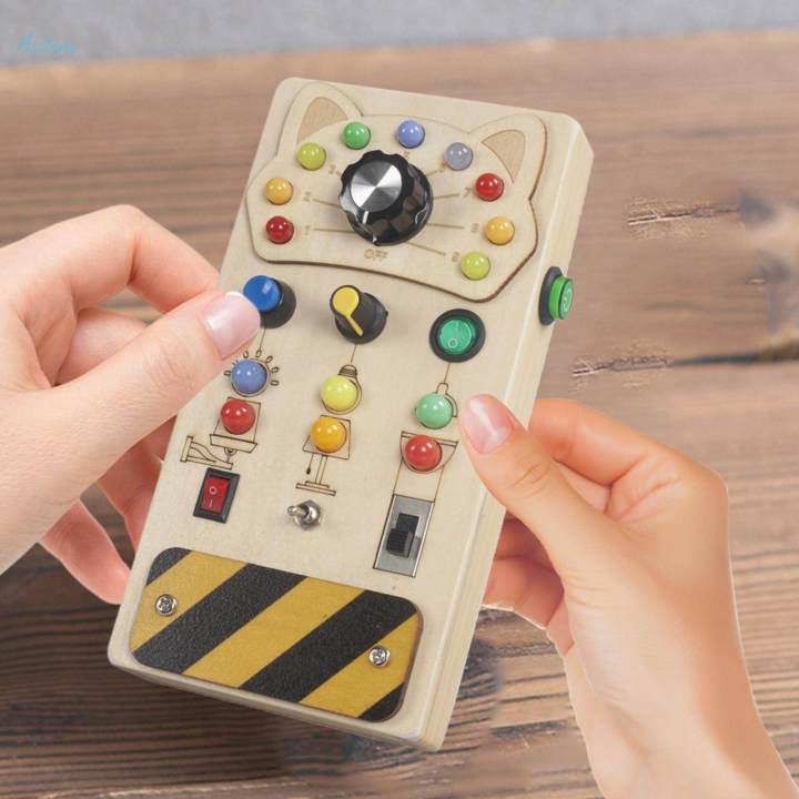 Lights%20Switch%20Busy%20Board%20Montessori%20Toy%20Button%20Busy%20Board%20Kids%20Wooden%20Control%20Panel%20Kids%20Toy%20Activity%20Sensory%20Board%20for%20Toddlers%201%202%203%20Year%20Old%20-%20Image%206