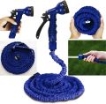 50 ft Expandable Magic Garden Hose, Flexible Water Pipe with 7-Mode Adjustable Spray Gun, Perfect for Car Washing, Lawn Watering, and Garden Irrigation. 