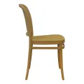 CLASSIC RATTAN STYLE PLASTIC DINING CHAIR. 