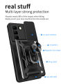 Lenuo For Infinix Hot 50 4G Back Cover Anti-fall Fashion Protective Shockproof Casing Armor Hard Bracket Protection Phone Case. 