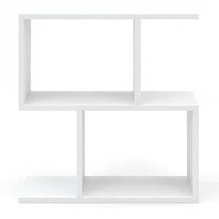 Modern Tall Floor Shelf Home Décor for Rooms, Halls, Entryway and Home Library | Micro Décor