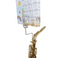 Alto Saxophone Marching Spectrum Clip Sheet Music Clip Holder Clamp-on Holder Lyre Saxophone Parts. 