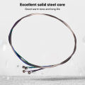 Cello Strings, Steel Core Prevent Friction Cello Strings Full Set Warm Tone Exquisite for Musical Instrument. 