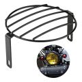 Motorcycle Headlight Mesh Grille Cover Mask for GN125 CG125. 