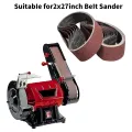 BRADOO 100X610MM Sanding Belt 15Pieces- 80/120/150/240/400 Grit Alumina Sanding Belt, Suitable for Wood Sanding. 