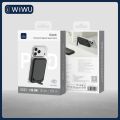 WIWU 22.5W 10000mAh CLASSIC-STAND WIRELESS MAGNETIC POWER BANK (12 MONTH WARRANTY) (WI-P064). 