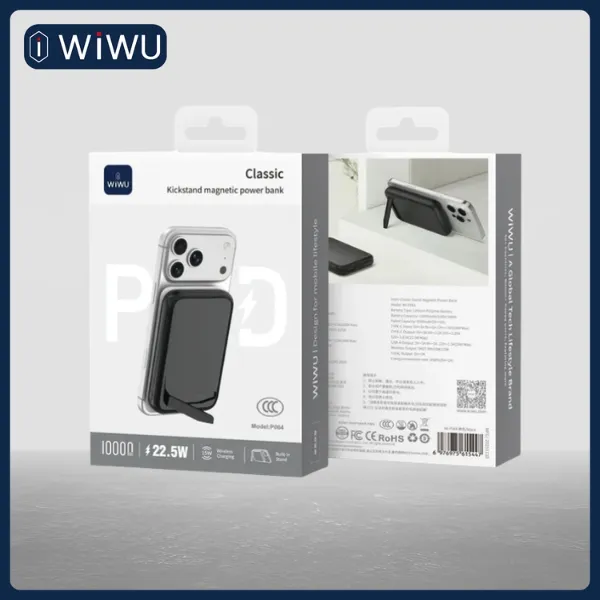 WIWU%2022.5W%2010000mAh%20CLASSIC-STAND%20WIRELESS%20MAGNETIC%20POWER%20BANK%20(12%20MONTH%20WARRANTY)%20(WI-P064)%20-%20Image%202