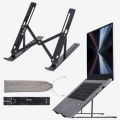 Adjustable Plastic Laptop Stand for Comfortable Work. 