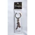 Letter Key Tag Key Chain. 