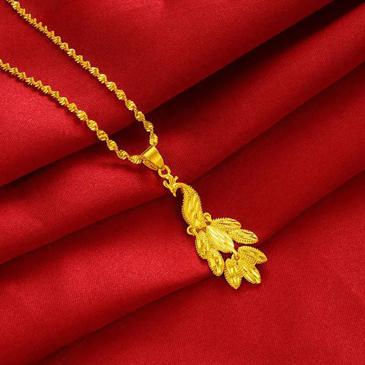 Gold%20Color%20Pendant%20Bird's%20Nest%20Lucky%20Clover%20Flower%20Heart%20Dangle%20For%20Women%20Charms%20Jewelry%20Necklace%20Accessories%20Wedding%20Party%20Gift%20Jessica%20-%20Image%205