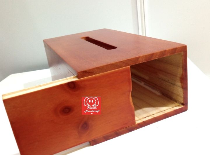 Wooden%20Tissue%20box,%20Rectangular%20Paper%20Cover%20Case%20Napkin%20Vintage%20Holder%20-%20Image%203