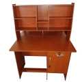 Melamine Writing Table With Cupboard. 