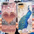 For Huawei Y6 2018 Case ATU-L11 ATU-LX3 Stylish Painted Back Cover Soft Silicone Phone Cases For Huawei Y 6 Y6 Prime 2018 Bumper. 
