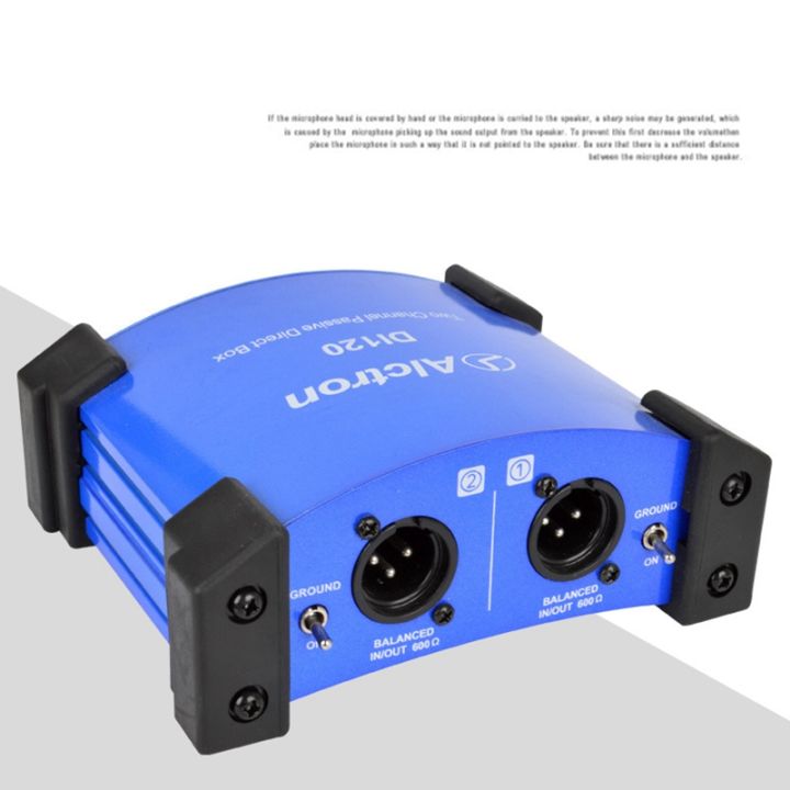 QUANBU%202021%20Alctron%20DI120%20Two-Way%20Passive%20DI%20Box%20Impedance%20Converter%20DI%20BOX%20Stage%20Effect%20Device%20-%20Image%206