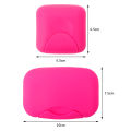 Household Supplies Portable Travel Soap Box Sealed Bathroom Soap Dish Home Holder Container Storage Candy Colors Soapbox Storage 1Pcs. 