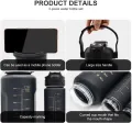 3 Pack Water Bottles Set with 2L Large Bottle 900ML Portable Bottle and 300ML Mini Bottle Motivational Drinks Bottle with Time Marker Leak-Proof Gradient Water Jug. 
