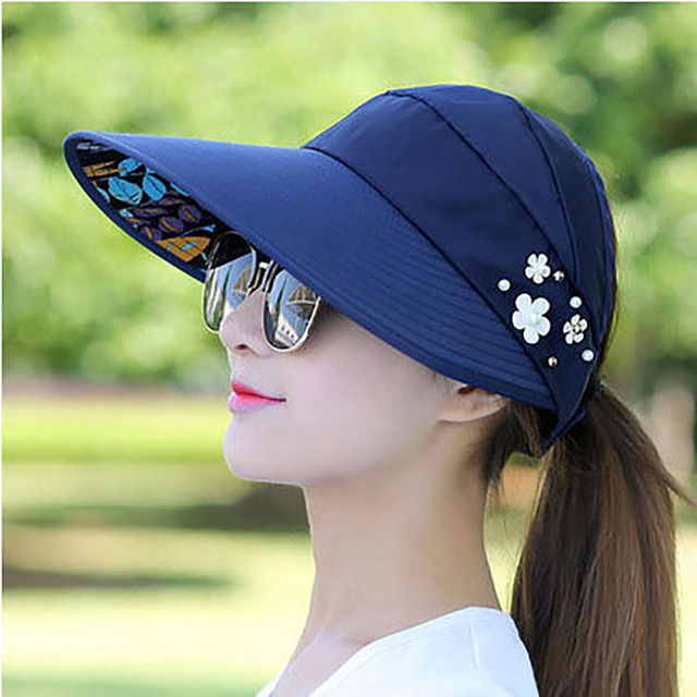 Summer%20Sun%20Hats%20Women%20Caps%20Wide%20Brim%20Hat%20Ladies%20Sun%20Visor%20Cap%20Anti%20Sun%20Protection%20Foldable%20Roll%20Up%20Floopy%20Hat%20for%20Beach,%20Travel,%20Outdoor%20-%20Image%202