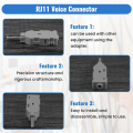 LKPCIGCXM 10Pcs 110 Test Rj11 Voice Connector Mdf Check Phone Voice For Krone Module Patch Panel. 