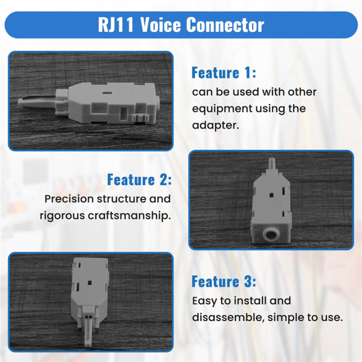 LKPCIGCXM%2010Pcs%20110%20Test%20Rj11%20Voice%20Connector%20Mdf%20Check%20Phone%20Voice%20For%20Krone%20Module%20Patch%20Panel%20-%20Image%204