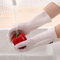Waterproof Rubber Gloves Latex Dishwashing Gloves Kitchen Durable Cleaning Housework Chores Dishwashing Tools. 