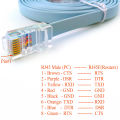 Pl2303 Usb To Rj45 Console Cable For Cisco H3c Juniper Fortinet Putty Network Confg 72-3383-01. 