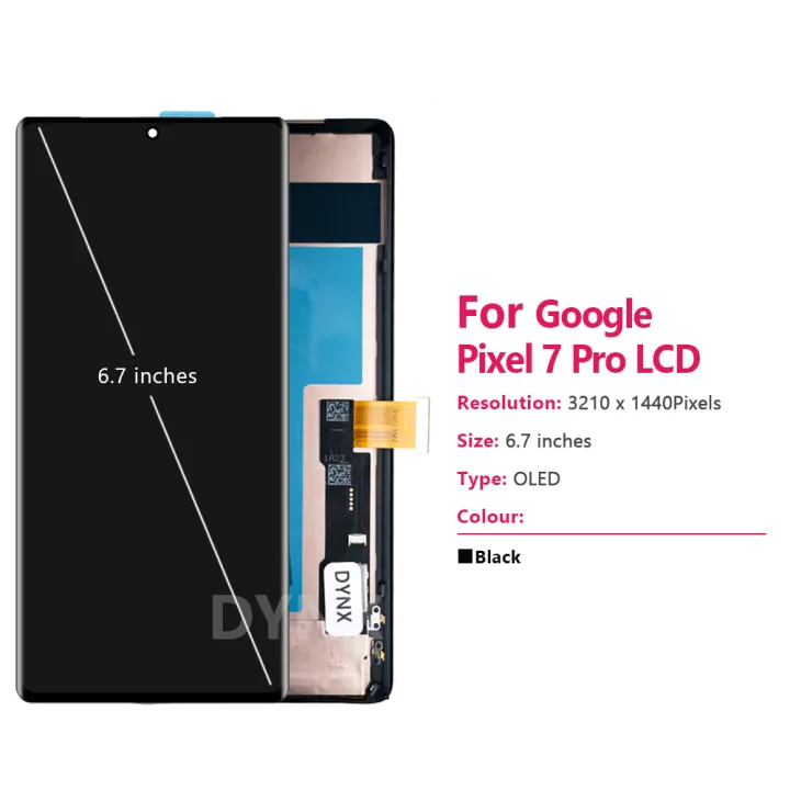 6.7''Super%20AMOLED%20For%20Google%20Pixel%207%20Pro%20Lcd%20Display%20Digital%20Touch%20Screen%20Replacement%20For%20Google%20Pixel7%20Pro%20GP4BC%20GE2AE%20Screen%20-%20Image%202