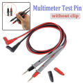 【FOOT SOFA】PT1005 1000V 10A Universal Digital Multimeter Probe Test Leads Pin Needle Tip Multi Meter Tester Lead Probe Wire Pen Cable. 