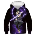2023 New Naruto Hoodie Animation Kids 3D printed fashion sweatshirts Boys girls Kids pullovers street wear coats 3-14 years oldBasketball. 
