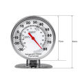 Stainless Refrigerator Thermometer Freezer Temperature Gauge Mini Thermometer Grill for Home Kitchen Food. 