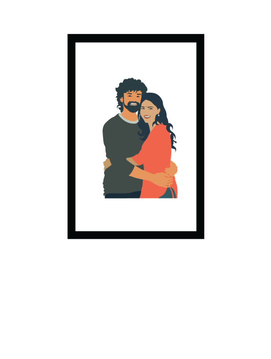 Customized%20Vector%20Art%20Glass%20Photo%20Frames%20with%20Fiber%20Border%20(black/white)%20of%20your%20Photos,%20Suitable%20for%20Birthday,%20Valentine's%20Day,%20Wedding,%20Anniversary,%20Farewell%20Party%20Gifts,%20Wall%20Deco,%208x6,%2012x10,%2015x10,%2018x12%20inches%20-%20Image%208