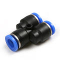 Pneumatic Push-In Y Connector 4mm - 12mm  Quick Release Air Fitting. 