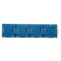 LED MAX7219 Dot Matrix Module Display 4 in 1 + 5Pin Cable Arduino PIC Pi ARM 5V. 
