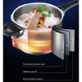 Pressure Cooker Stainless Steel Pressure Cooker Pot 3L Rustproof Explosion Proof for Induction Cooker for Gas Stove. 