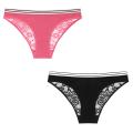 SMY 2Pcs/Set Low Multicolor Low Waist Cotton Women Briefs Lace Seamless Women Panties Soft Ladies Underwear. 