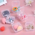 【HOT】 60/6PCS Mini Storage Box Transparent Square Plastic Box Earrings Jewelry Packaging Storage Small Square Box Jewelry Organizer. 