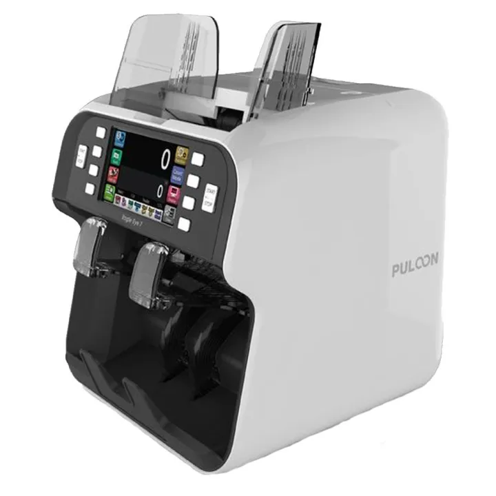 Cash Counting Machine - Double Pocket Multi Currency Mix Value EE7 - Eagle Eye 7