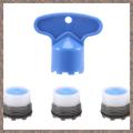 1.2GPM Faucet Replacement Part Insert Filter, Restrictor Aerator, 16.5Mm, 4 Pack(Blue+Black). 