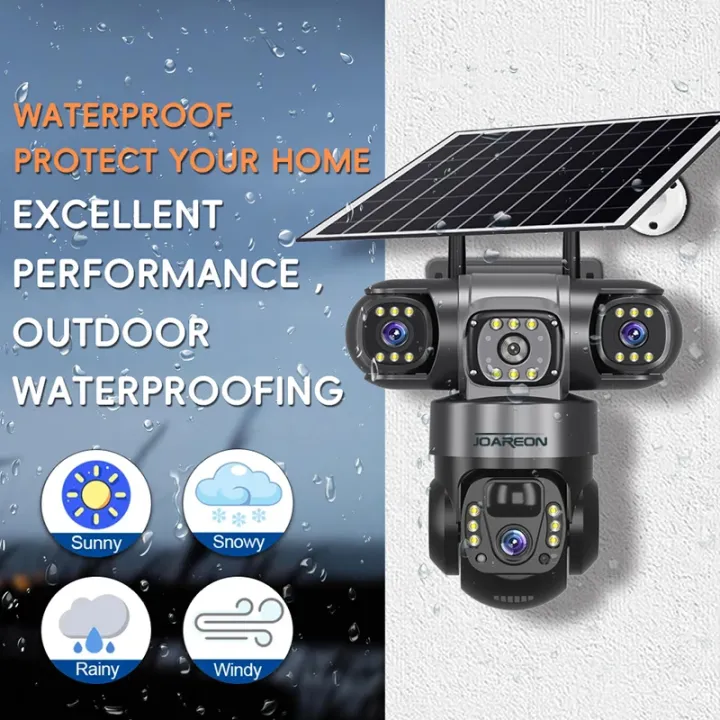 ITECH%204G%20SOLAR%20Camera%20%20V380%20Pro%20Triples-Lens%204G%20Solar%20With%20Solar%20Panel%20Network%20Camera%20CCTV%20Camera%204TS%20-%20Image%203