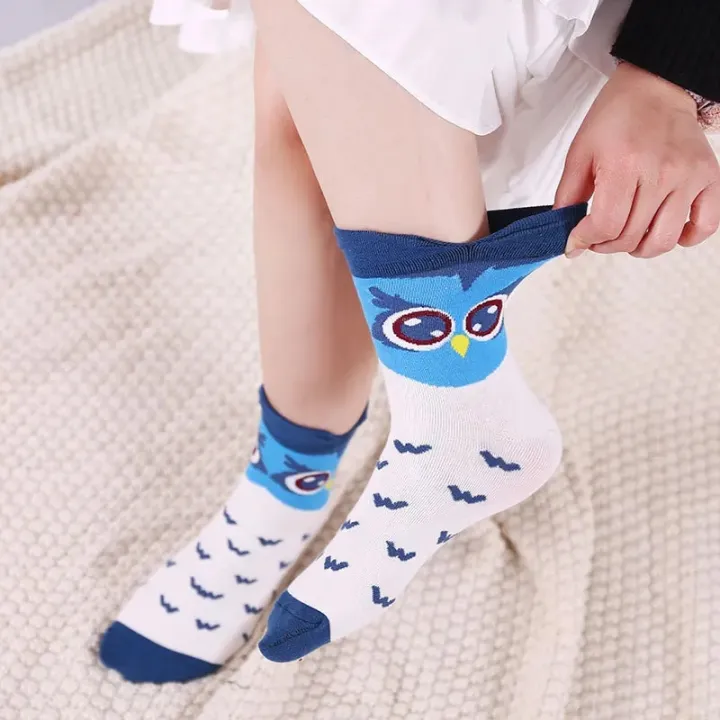 5%20Pairs%20New%20Fashion%20Colorful%20Harajuku%20Korean%20Kawaii%20Cute%20Women%20Socks%20Cat%20Dog%20Owl%20Stripe%20Avocado%20Girl%20Cotton%20Cartoon%20Socks%20-%20Image%206