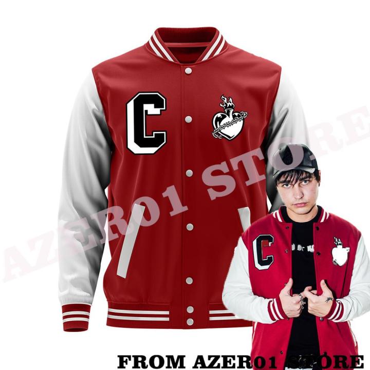 XPLR Colby Brock Red Varsity Jacket Merch Winter Hoodies Men/Women ...